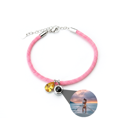 Foto armband met jouw foto - Essence Geboortesteen
