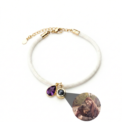 Foto armband met jouw foto - Essence Geboortesteen