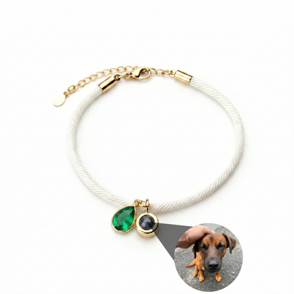 Foto armband met jouw foto - Essence Geboortesteen