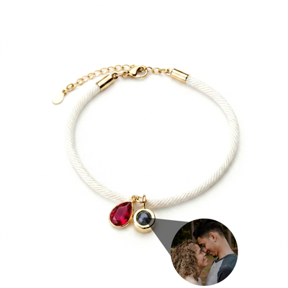 Foto armband met jouw foto - Essence Geboortesteen
