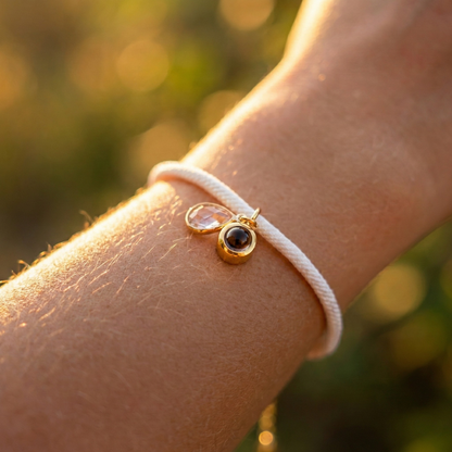 Foto armband met jouw foto - Essence Geboortesteen
