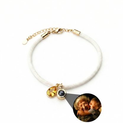 Foto armband met jouw foto - Essence Geboortesteen