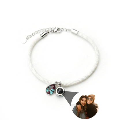 Foto armband met jouw foto - Essence Geboortesteen