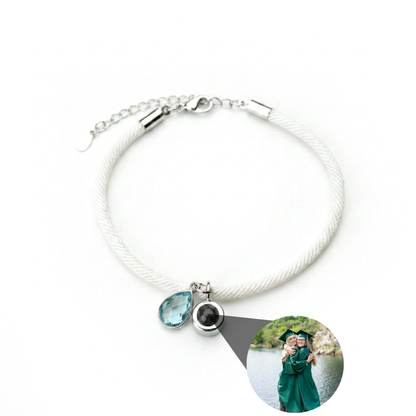 Foto armband met jouw foto - Essence Geboortesteen