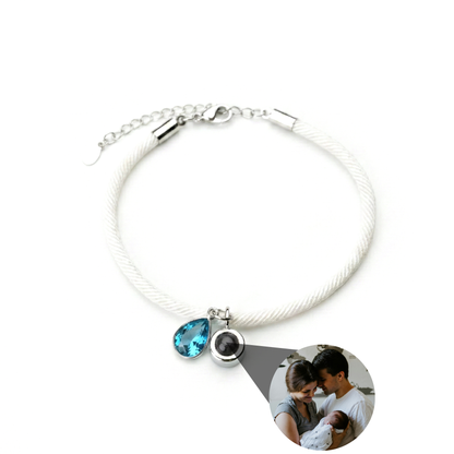Foto armband met jouw foto - Essence Geboortesteen