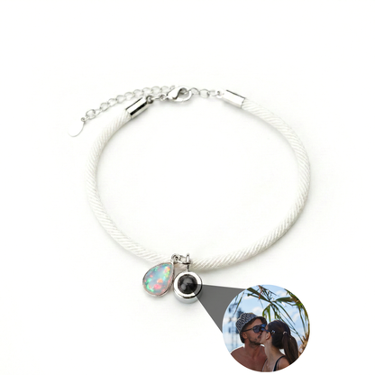 Foto armband met jouw foto - Essence Geboortesteen
