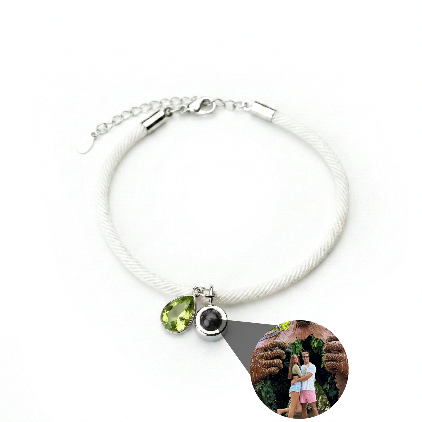 Foto armband met jouw foto - Essence Geboortesteen