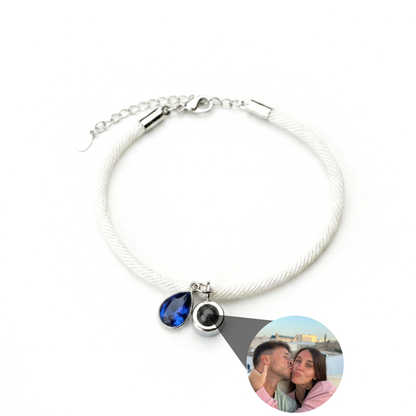Foto armband met jouw foto - Essence Geboortesteen