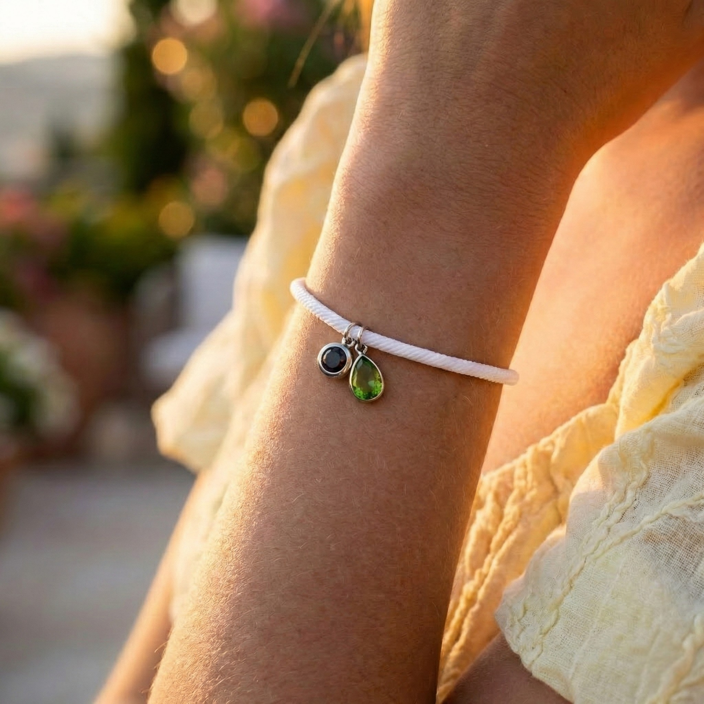 Foto armband met jouw foto - Essence Geboortesteen