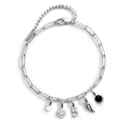 Paperclip Charm Armband – Gepersonaliseerd