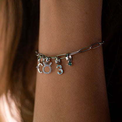 Paperclip Charm Armband – Gepersonaliseerd