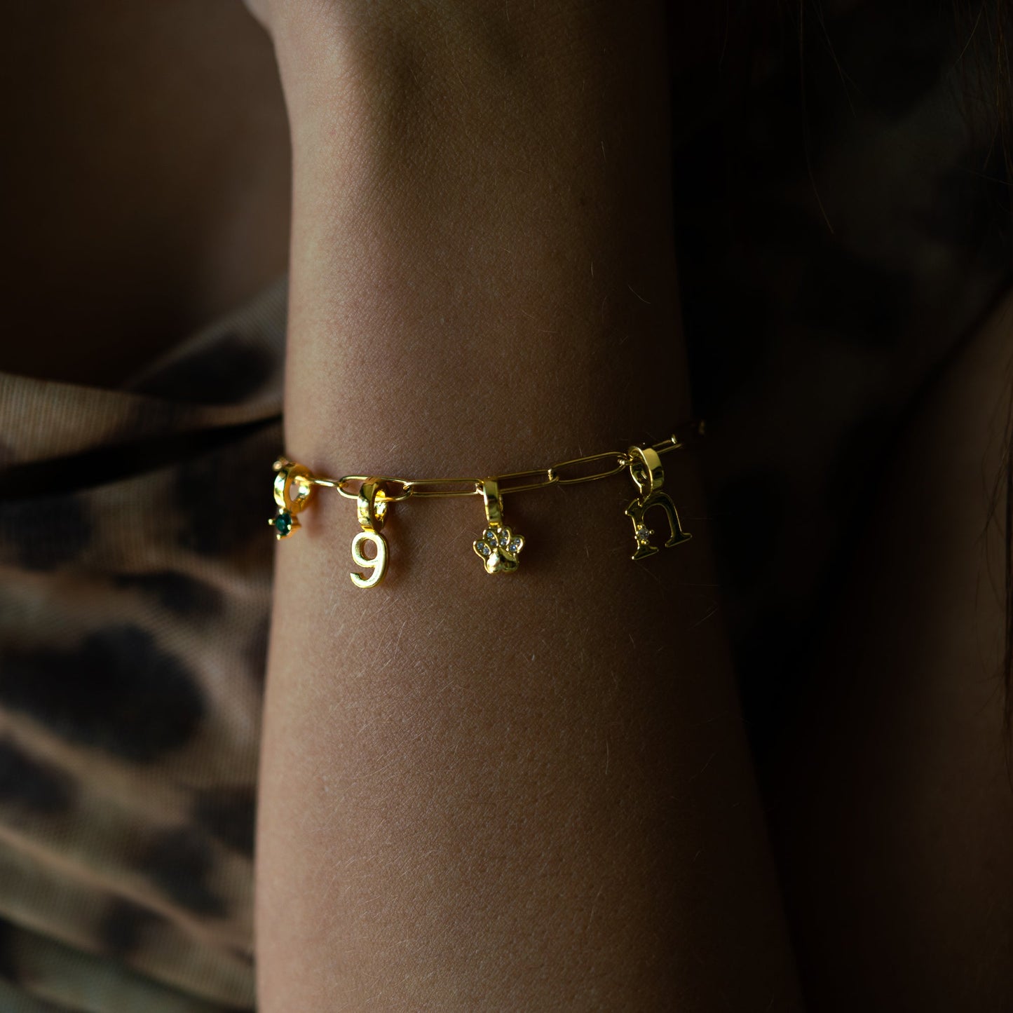 Paperclip Charm Armband – Gepersonaliseerd