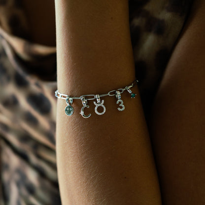 Paperclip Charm Armband – Gepersonaliseerd