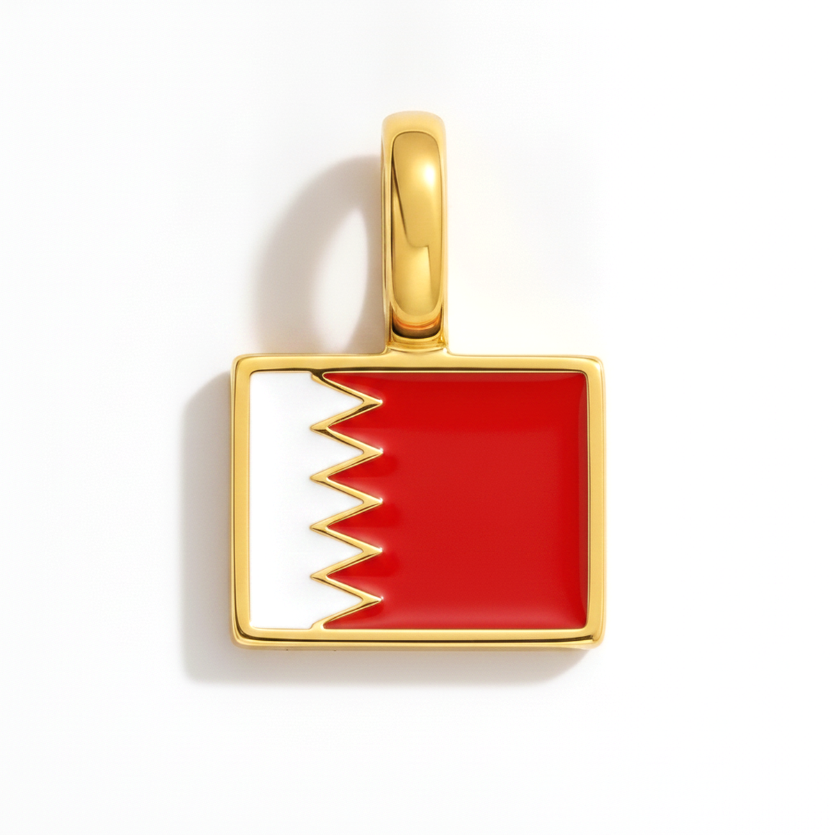 Charm Bahrein – eckig gold
