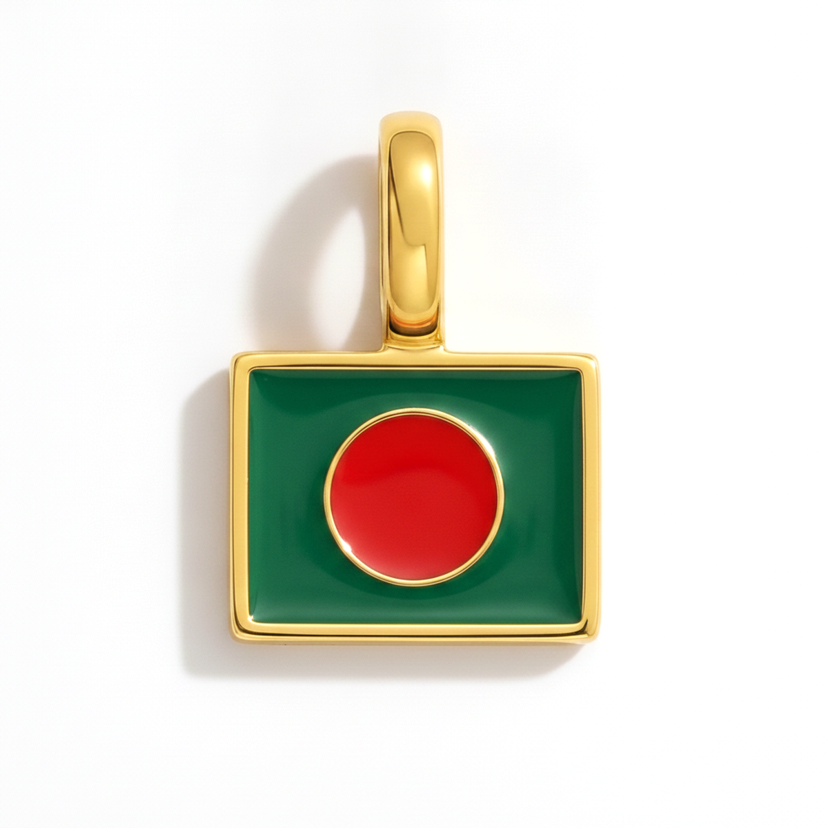 Charm Bangladesh – eckig gold