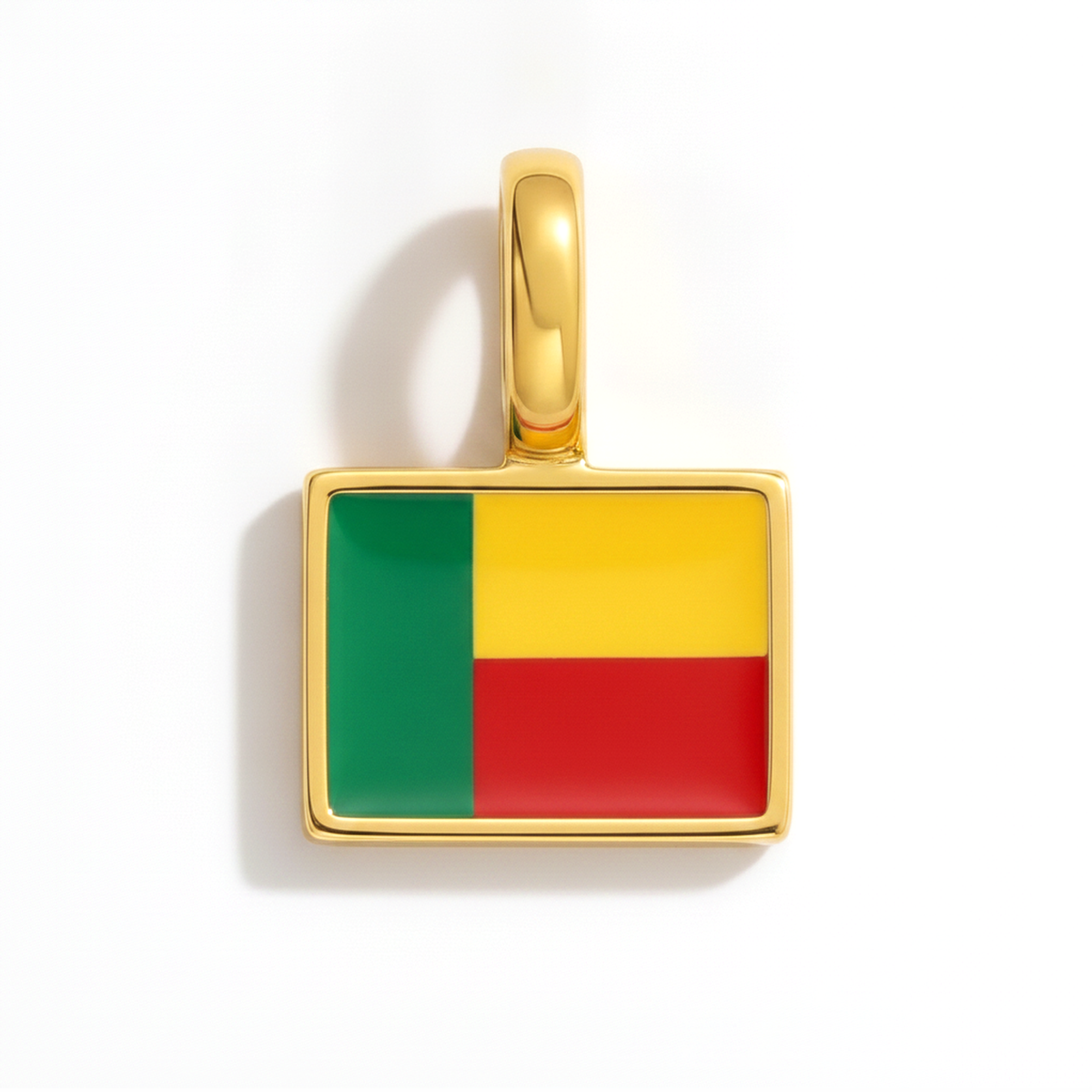 Charm Benin – eckig gold