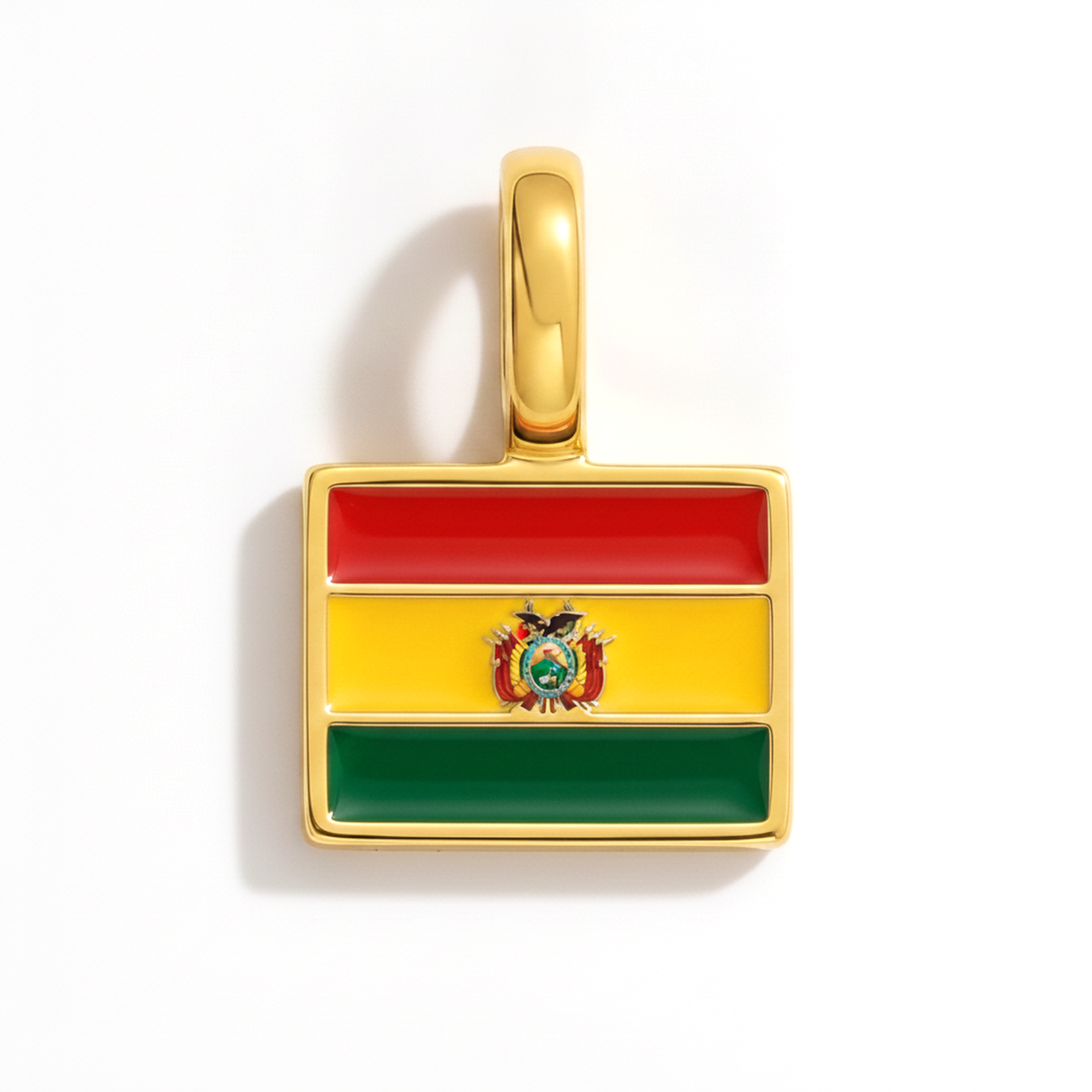 Charm Bolivia – eckig gold