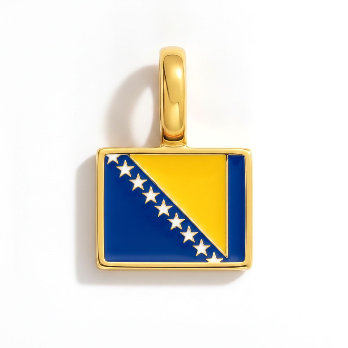 Charm Bosnië en Herzegovina – eckig gold