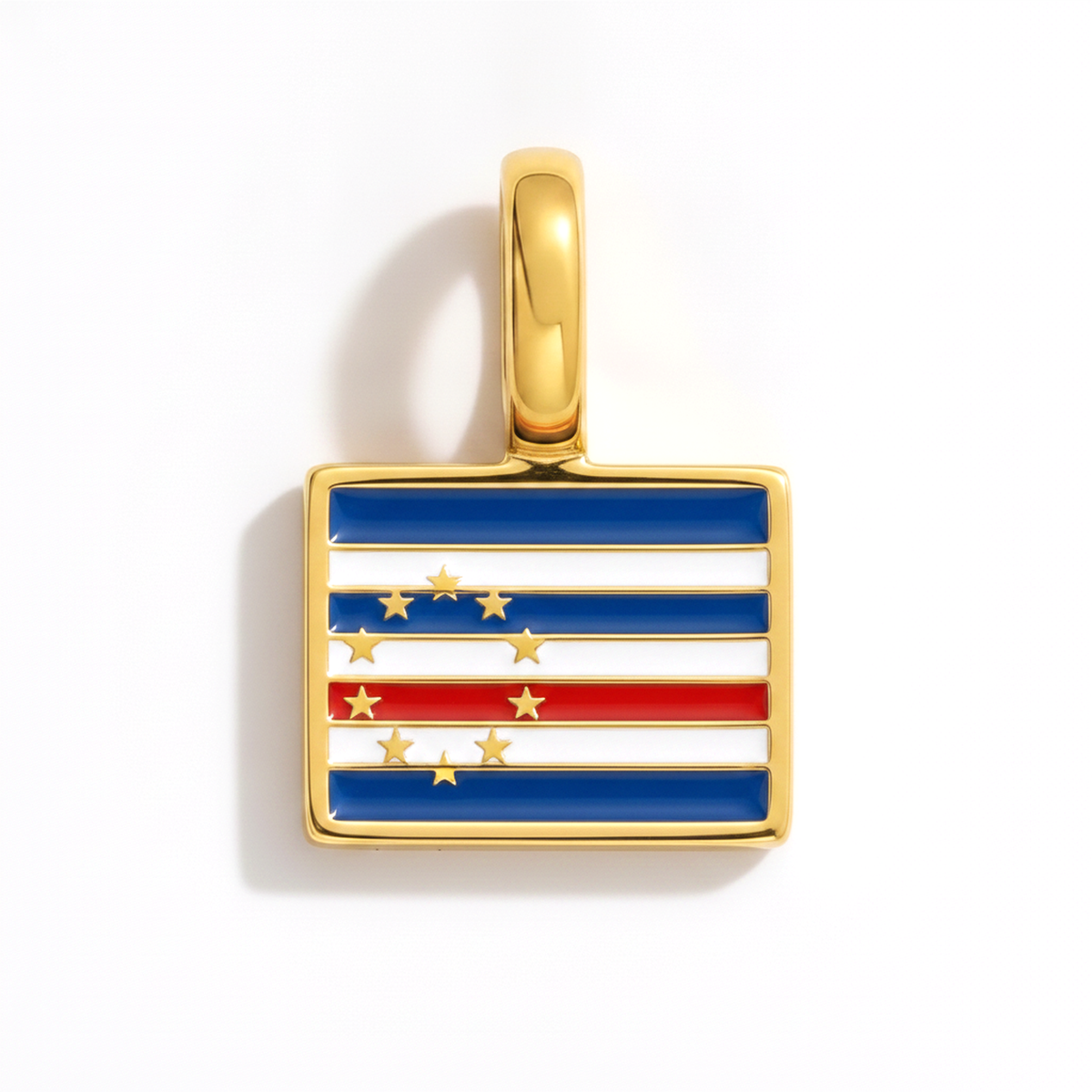 Charm Cabo-Verde – square gold
