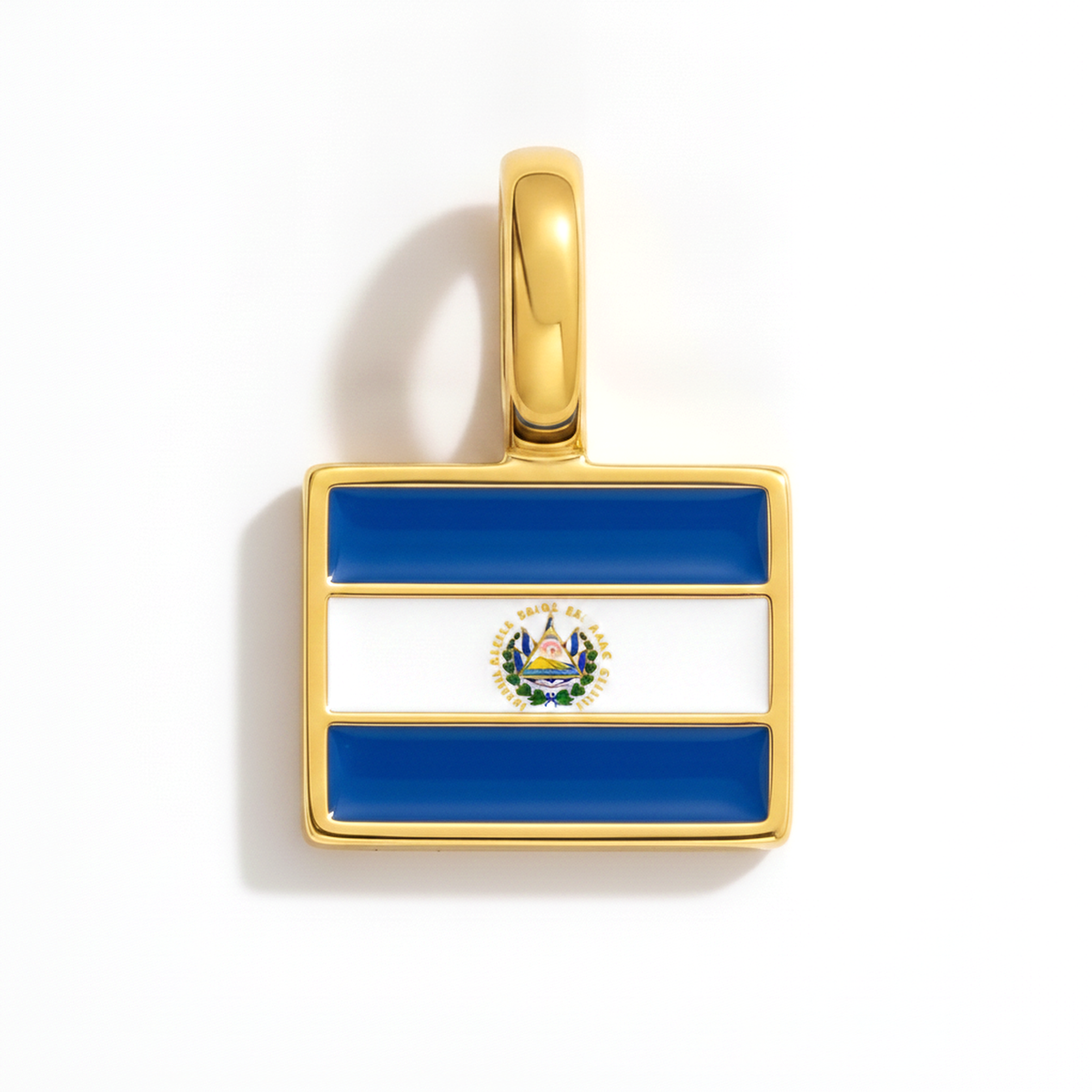 Charm El-Salvador – square gold