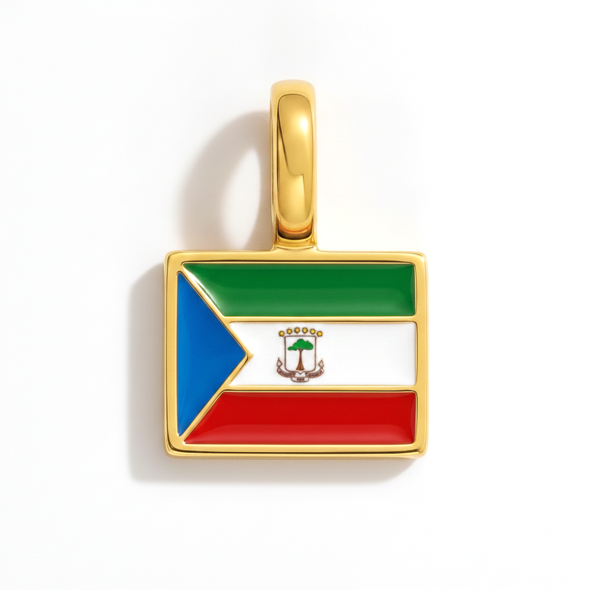Charm Equatorial-Guinea – square gold