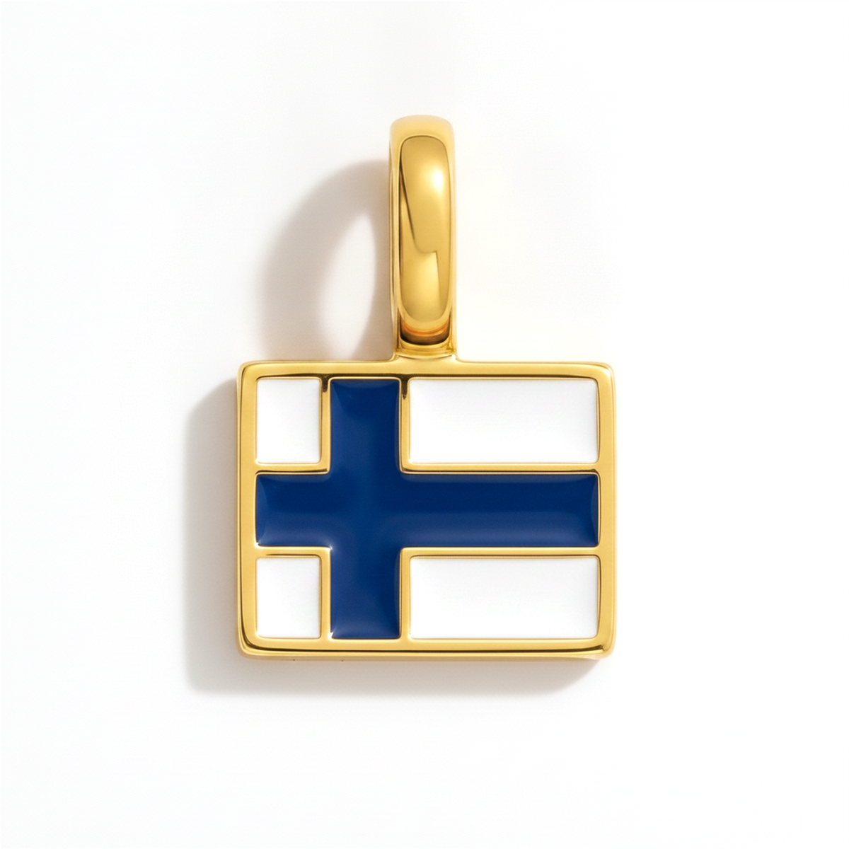 Charm Finland – square gold