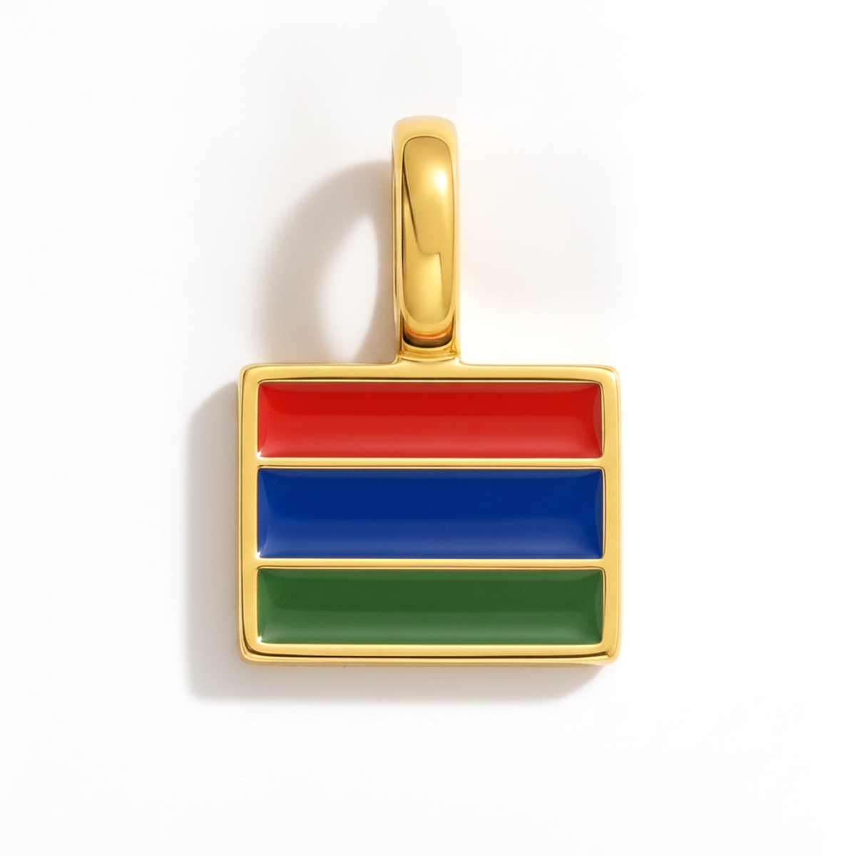Charm Gambia – square gold