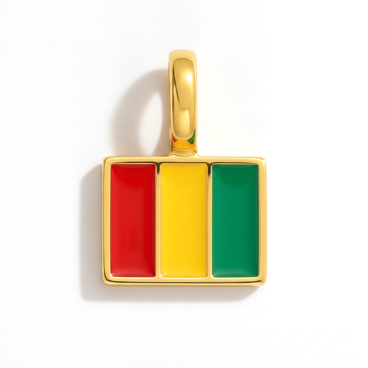Charm Guinea – square gold