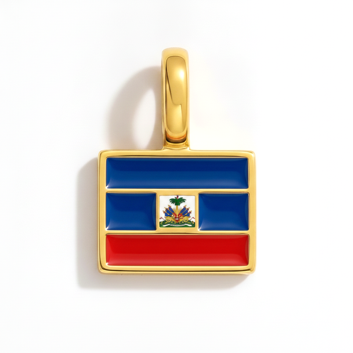 Charm Haiti – square gold