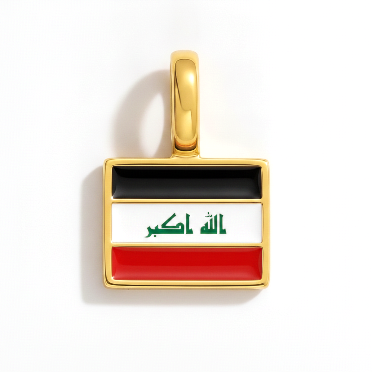Charm Iraq – square gold