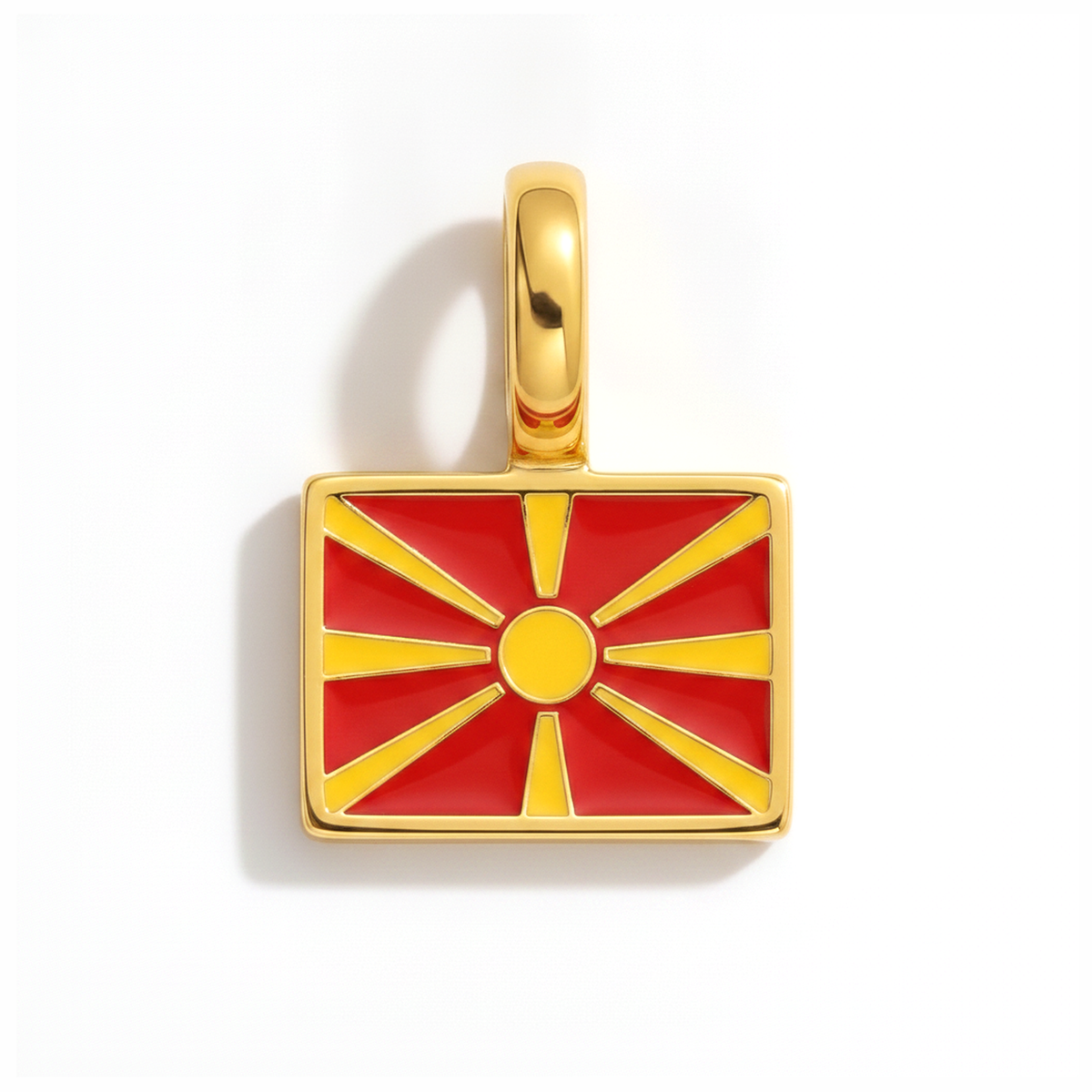 Charm North-Macedonia – square gold