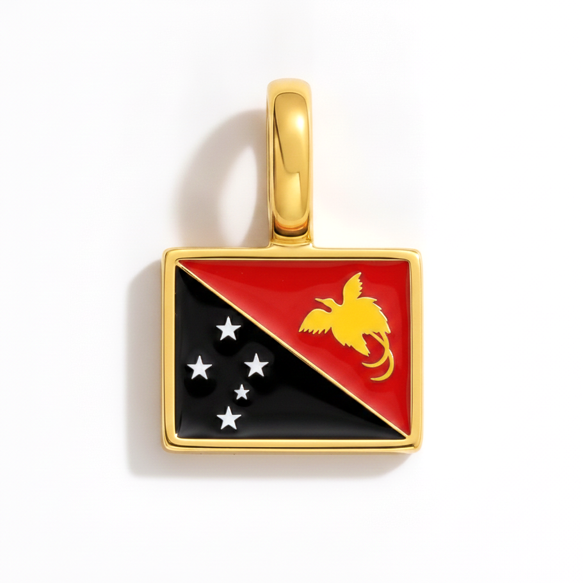 Charm Papua-New-Guinea – square gold