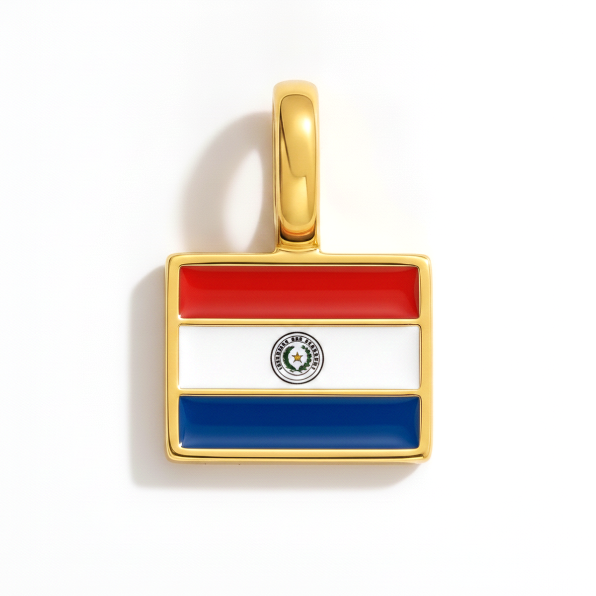 Charm Paraguay – square gold