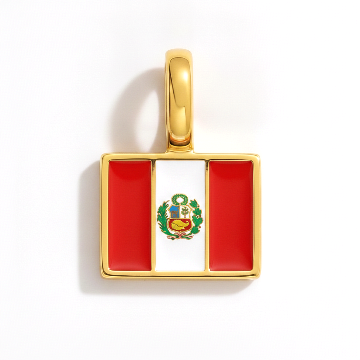 Charm Peru – square gold