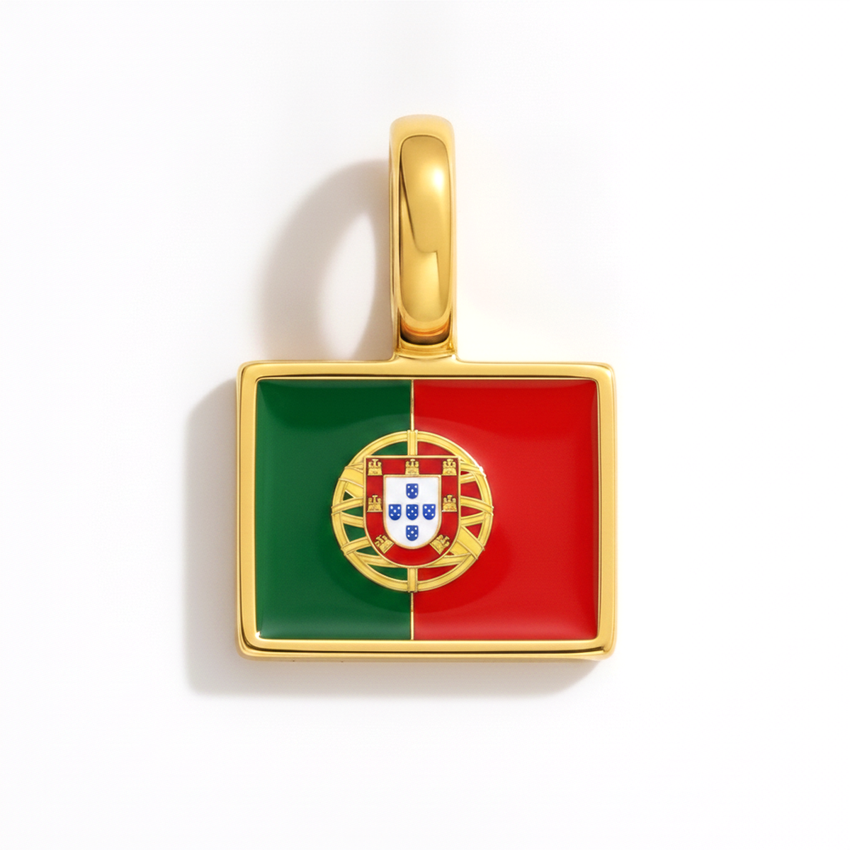 Charm Portugal – square gold