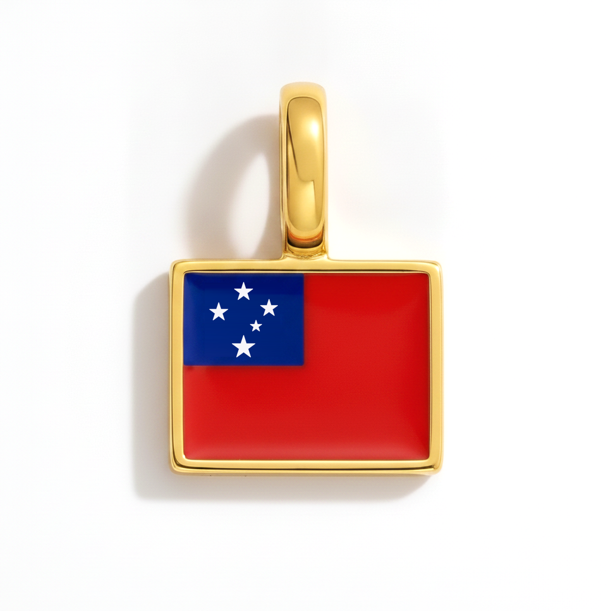Charm Samoa – square gold