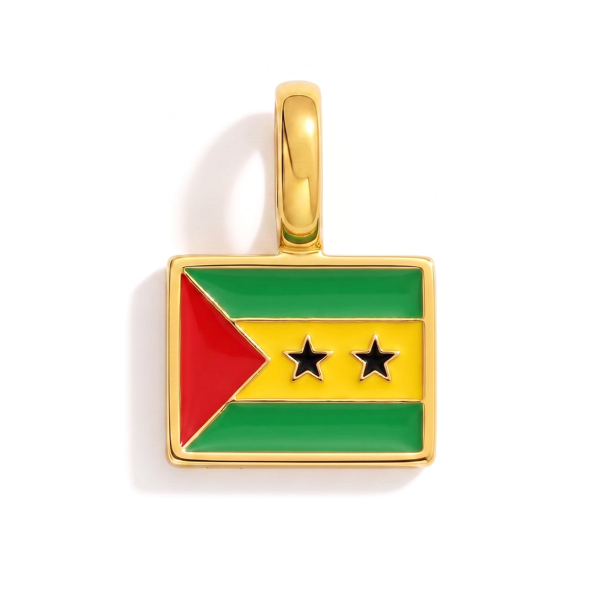 Charm Sao-Tome-and-Principe – square gold