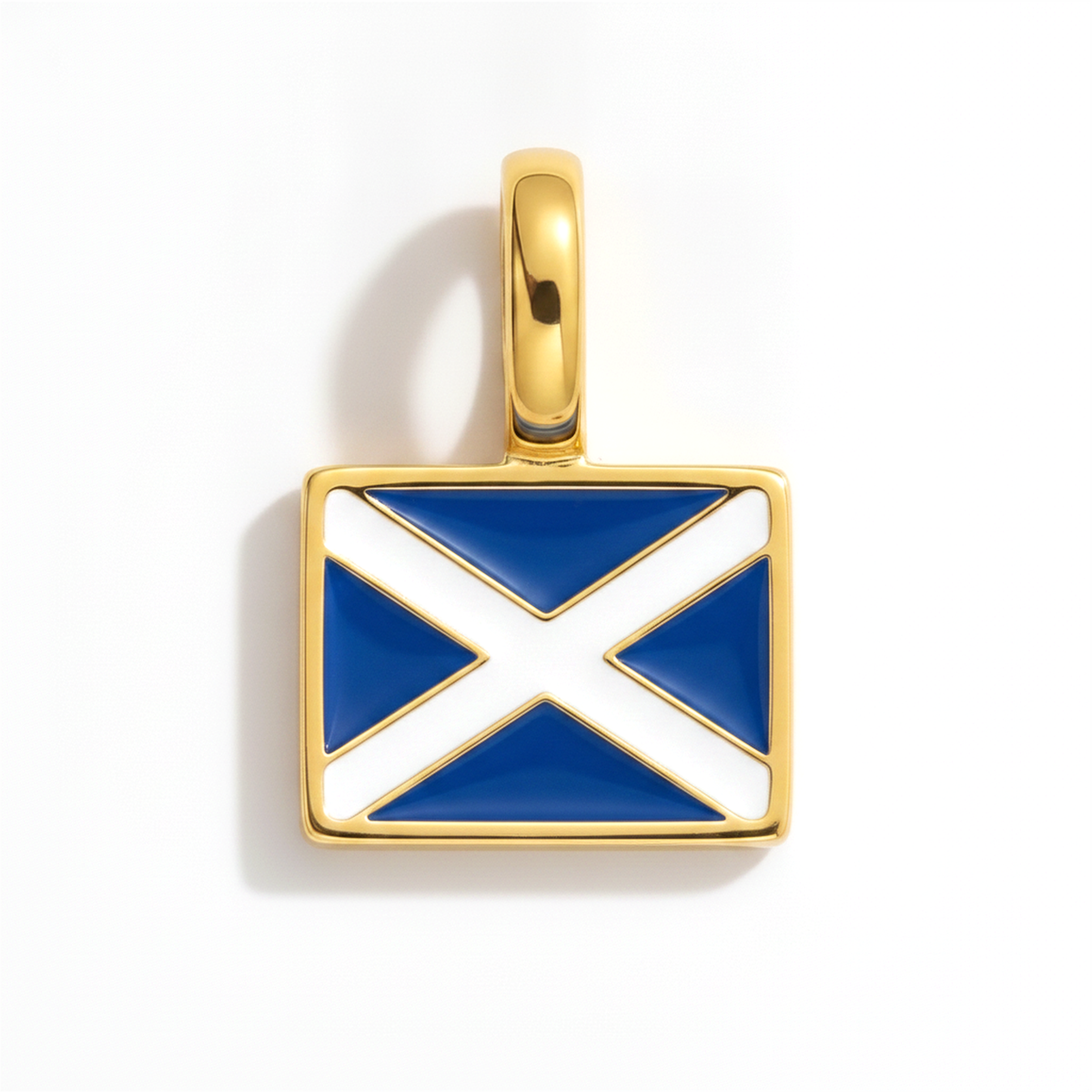 Charm Scotland – square gold