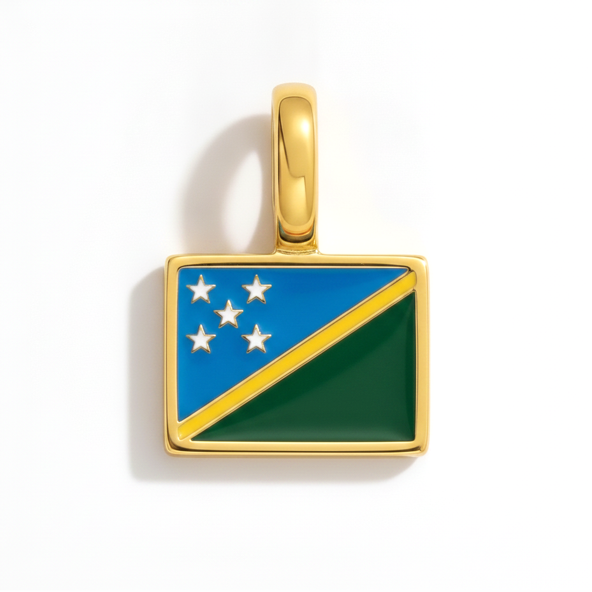 Charm Solomon-Islands – square gold