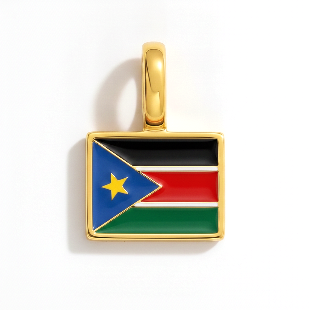 Charm South-Sudan – square gold