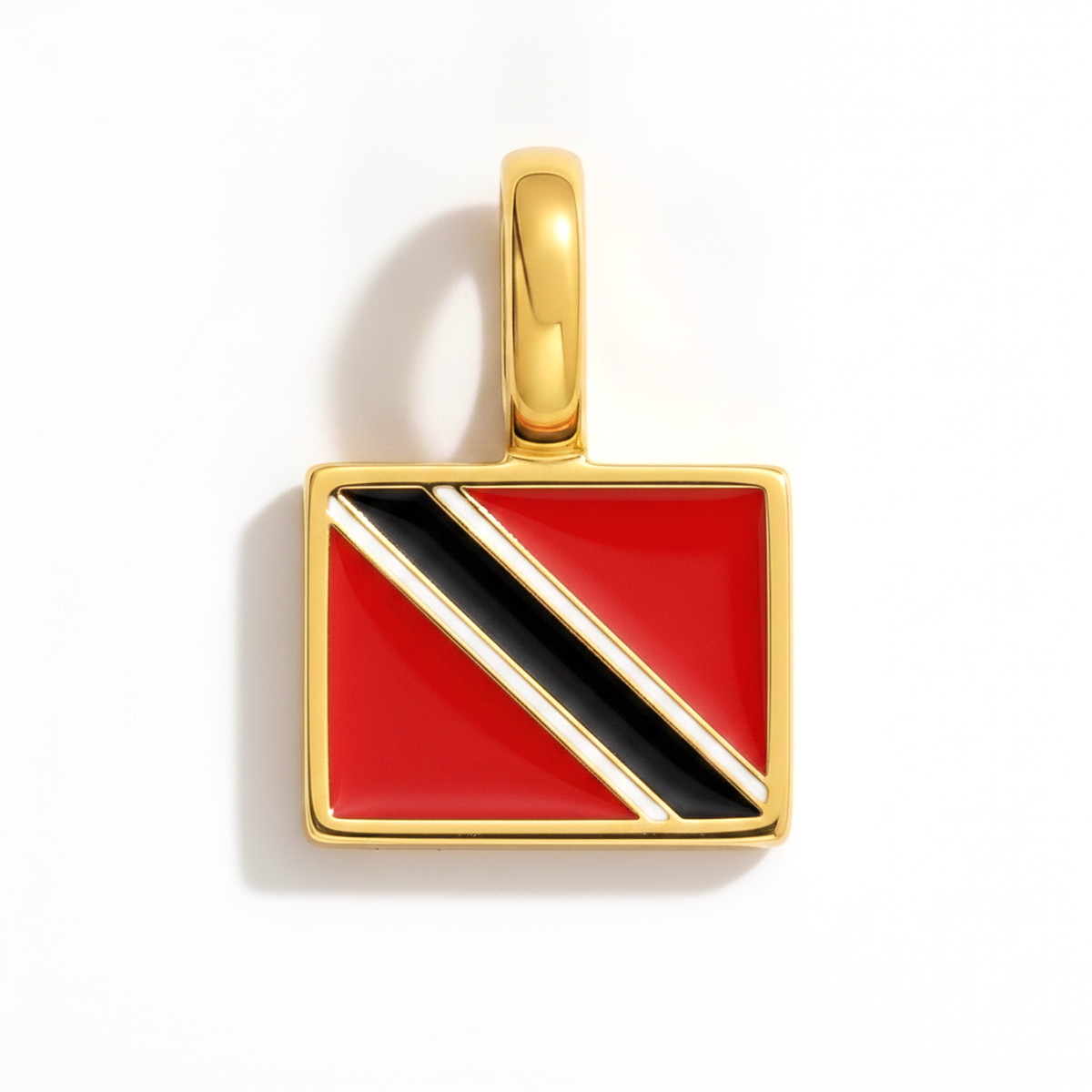 Charm Trinidad-and-Tobago – square gold