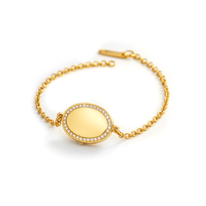 Medaillon Armband met Foto - Ovaal