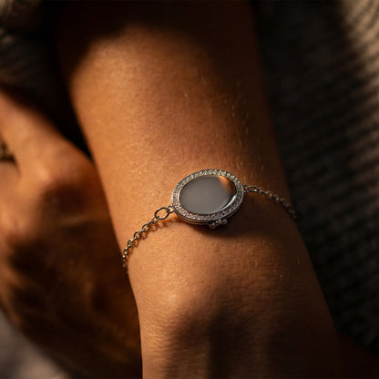 Medaillon Armband met Foto - Ovaal