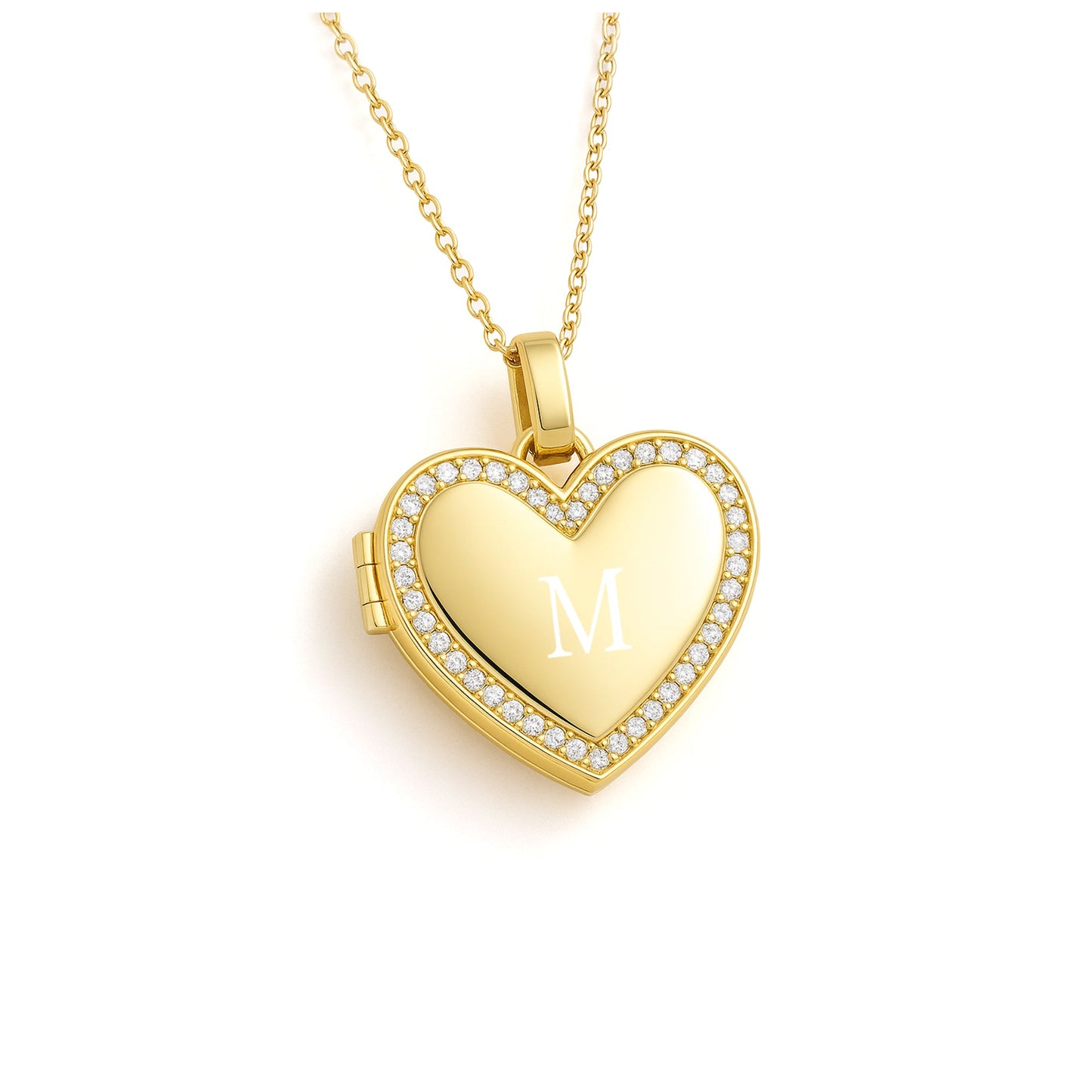 Medaillon Ketting met Foto - Hart