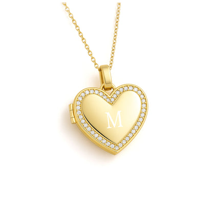 Medaillon Ketting met Foto - Hart
