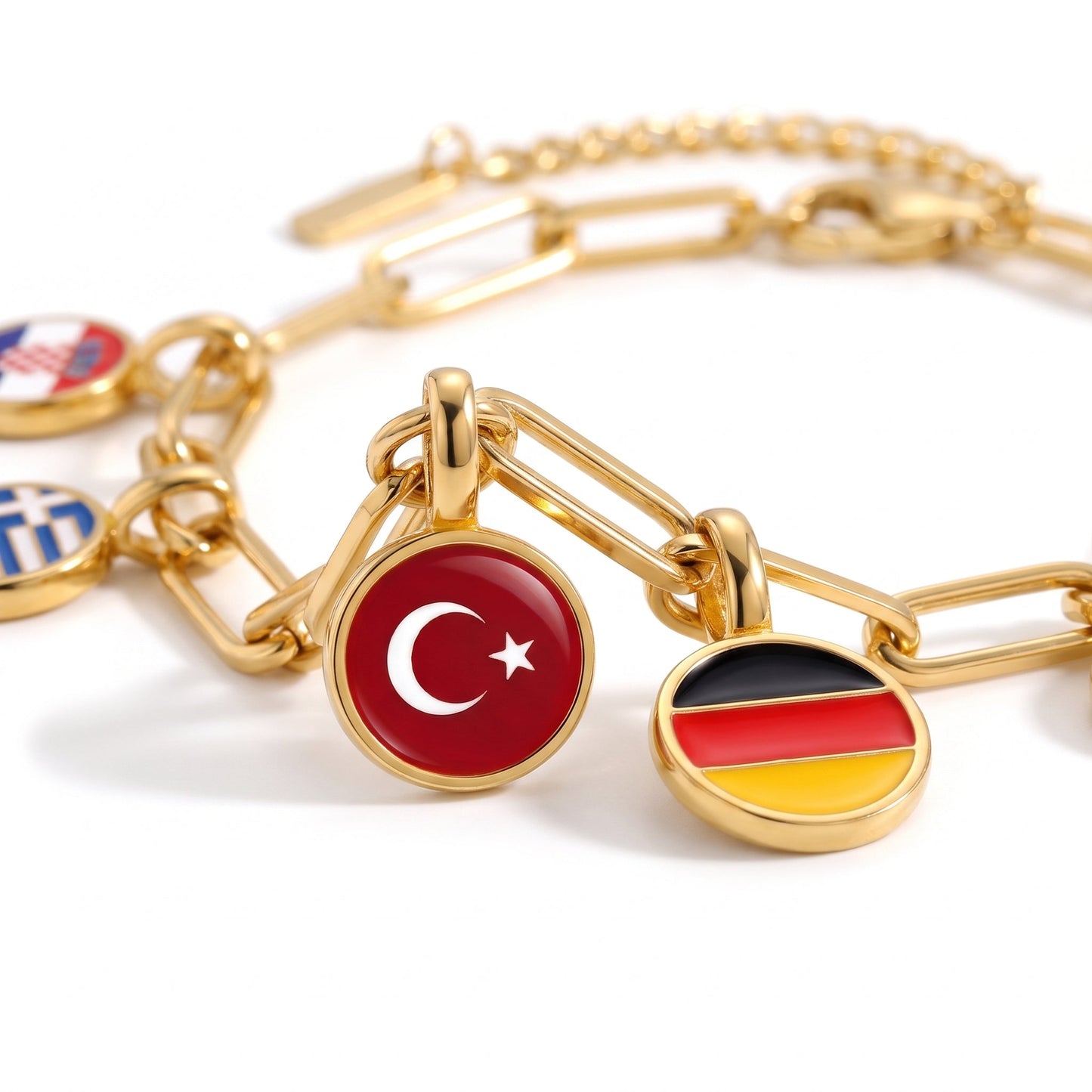 Landen Charm Armband – Goud