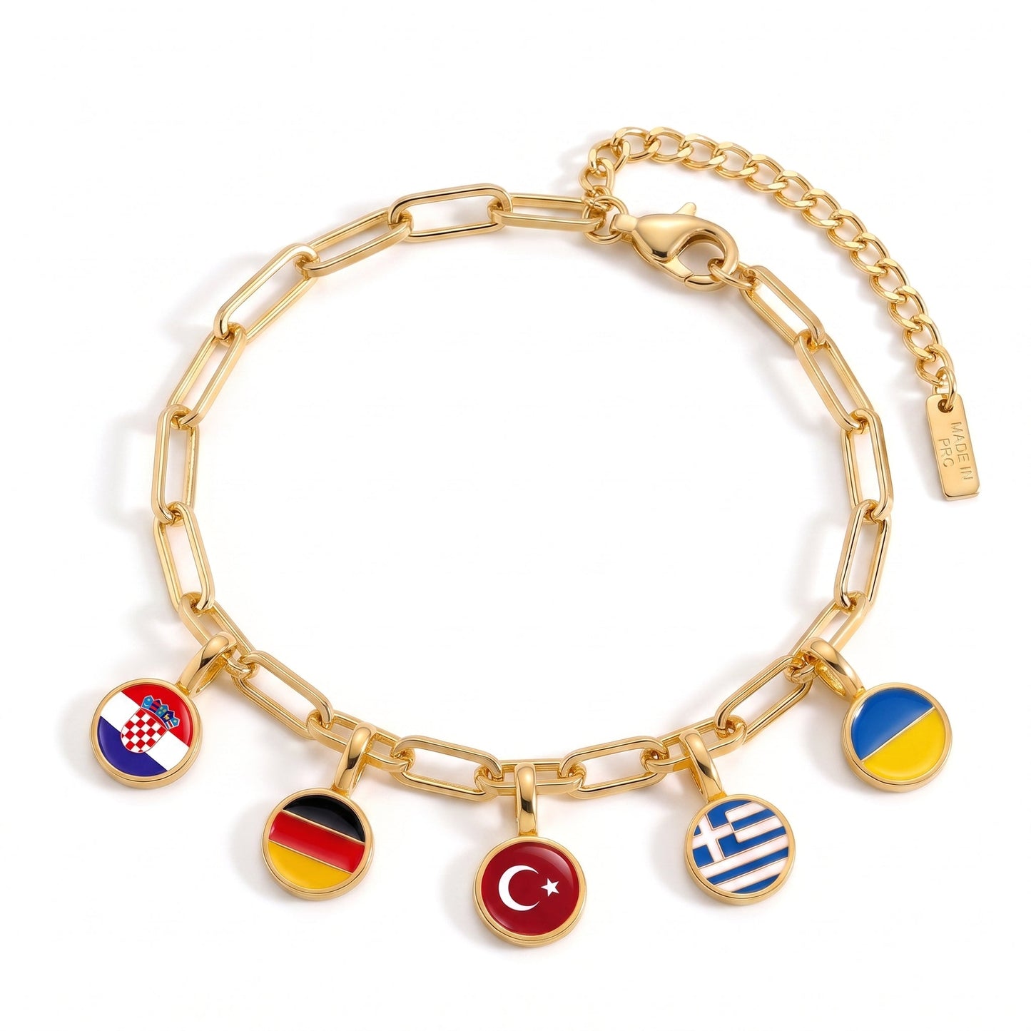 Landen Charm Armband – Goud