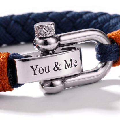 Gevlochten Armband met Gravure