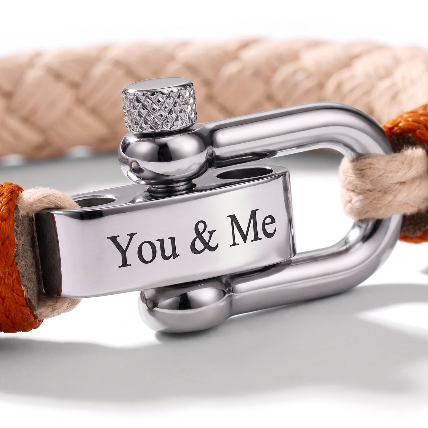 Gevlochten Armband met Gravure