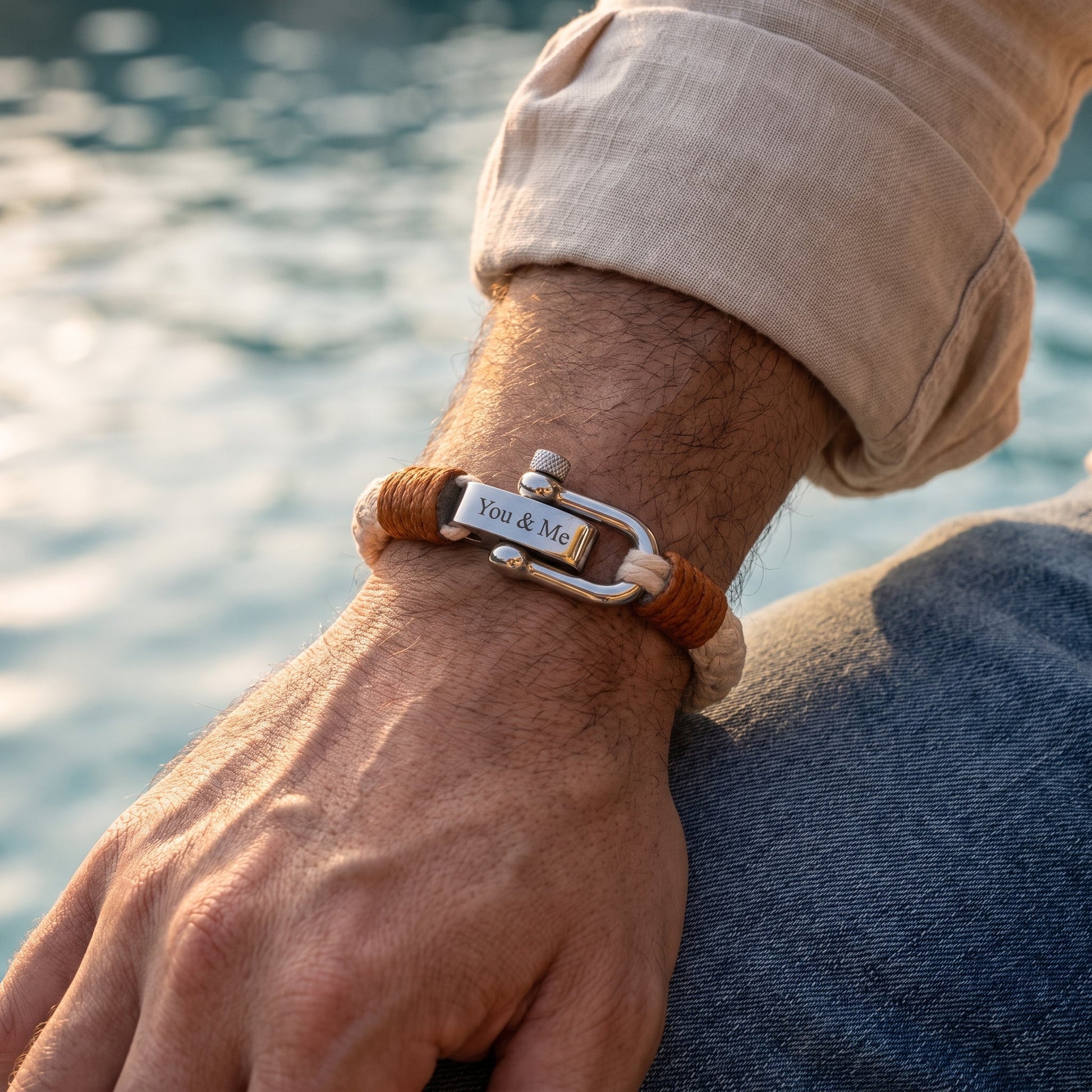 Gevlochten Armband met Gravure